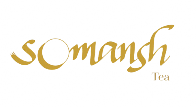 Somansh Tea English Signature Logo